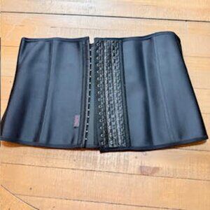 Firm Abs Black Waist Cincher Corset Shapewear Size 2XL Tummy Control